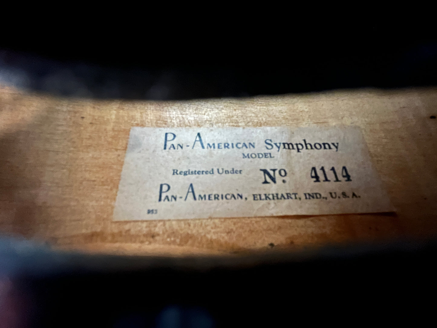 Pan American Strad copy Circa 1900