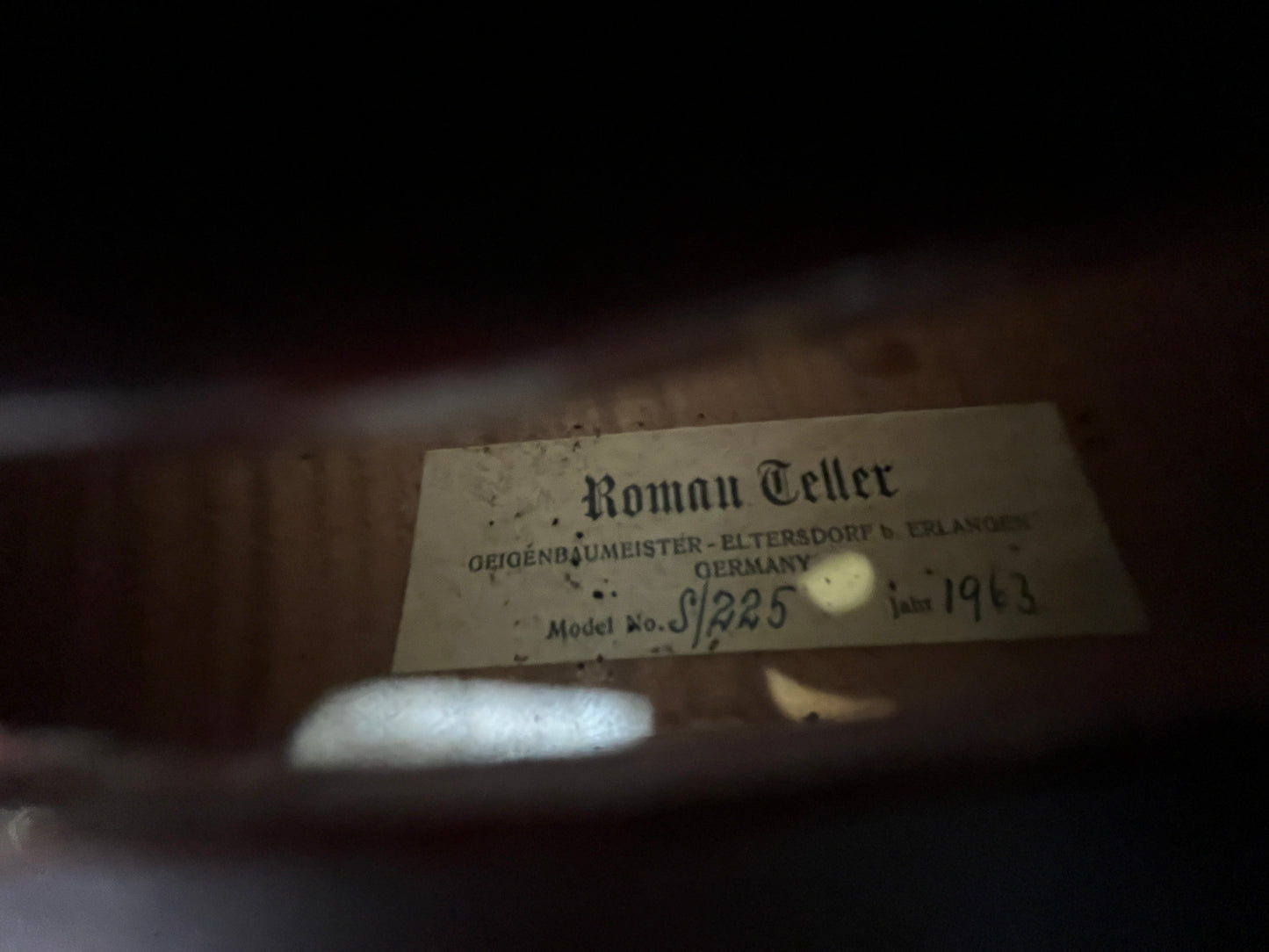 Roman Teller 16 inch Viola advanced - with Master level accents- Fluted and Flamed