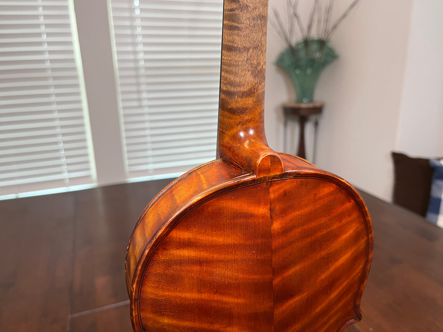 Flamed fiddle by legendary American maker Selman ' Sol. ' E Roach 1907