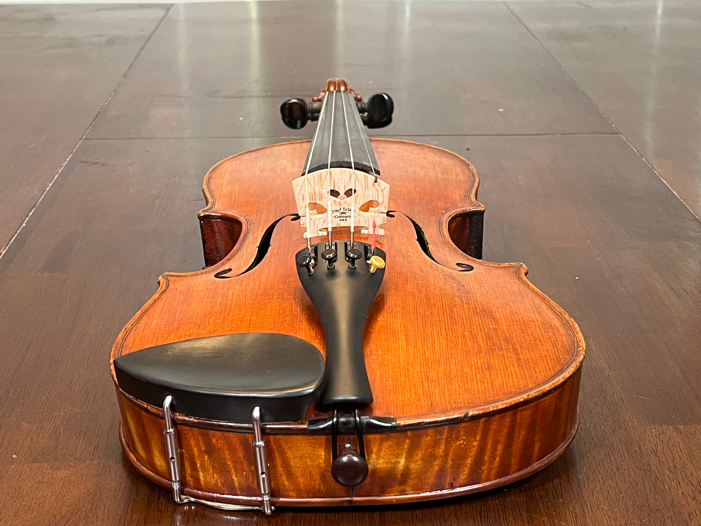 Flamed fiddle by legendary American maker Selman ' Sol. ' E Roach 1907