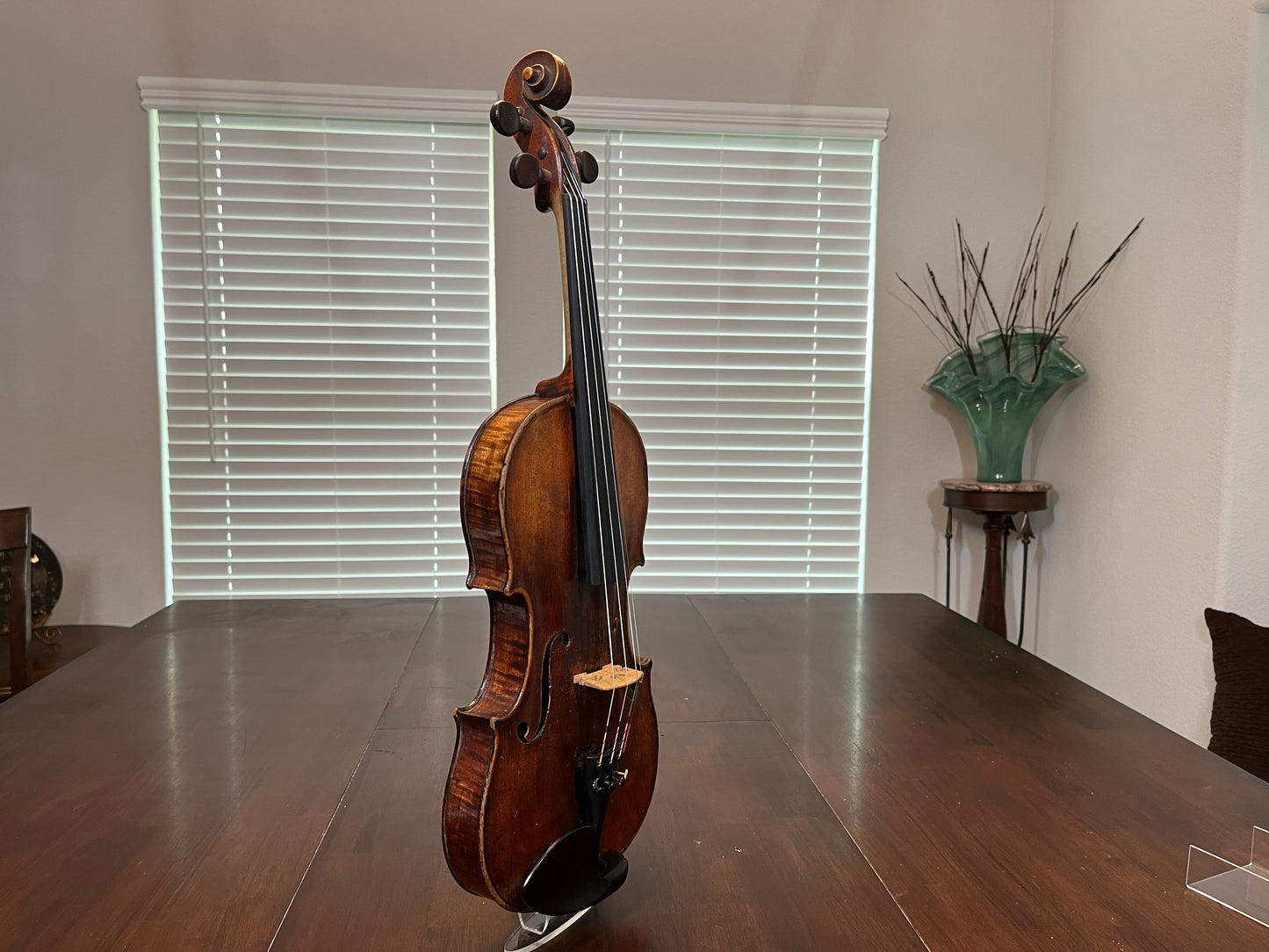 Angelic / Professional sounding Violin Full Size c. 1890 (or older) Single back, flamed