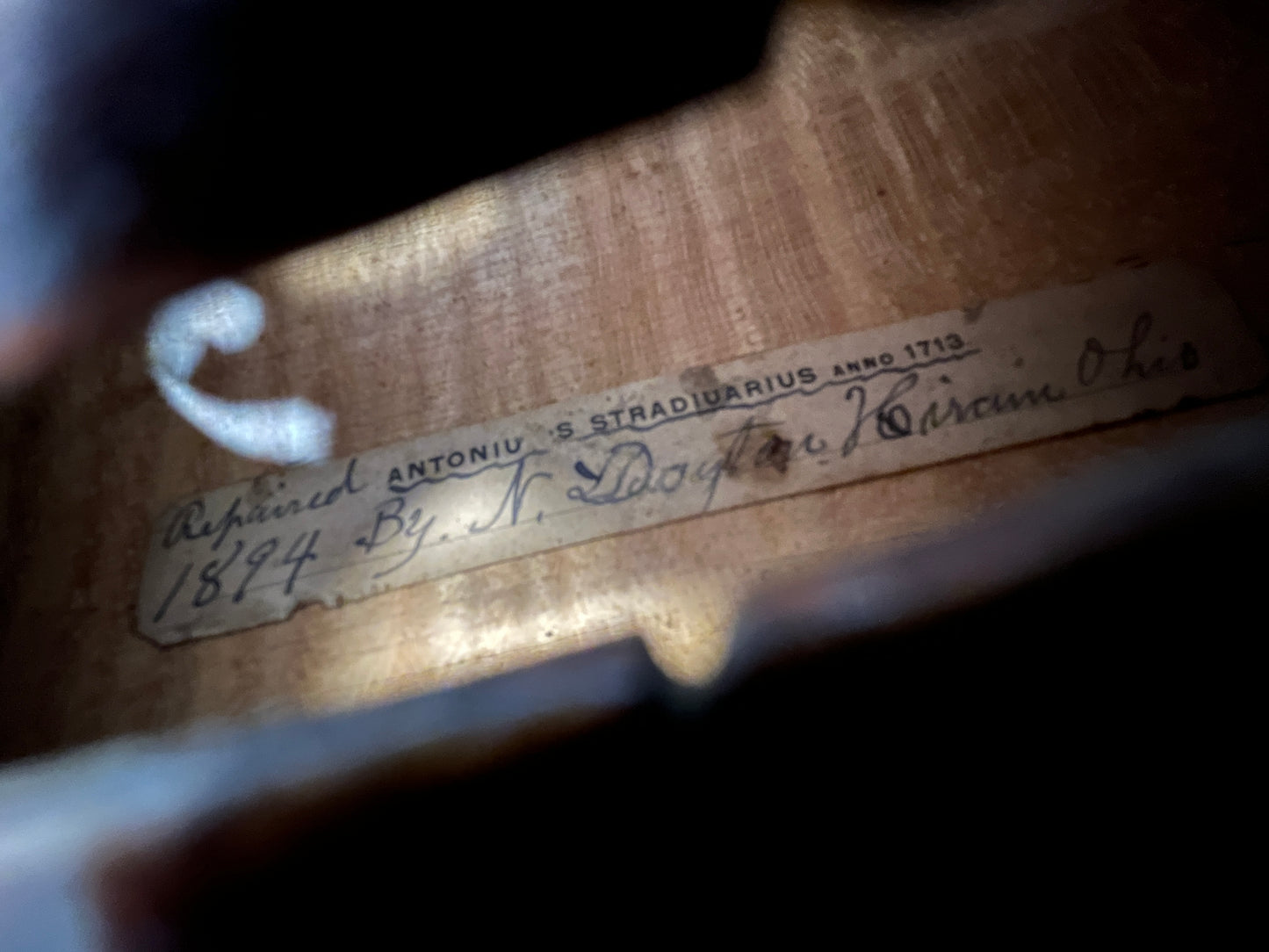 Angelic / Professional sounding Violin Full Size c. 1890 (or older) Single back, flamed