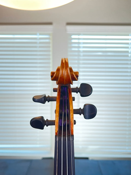 Gustav August Ficker advanced to professional violin made for William Lewis & Son Strad 1960 No. 176 4/4 Full size