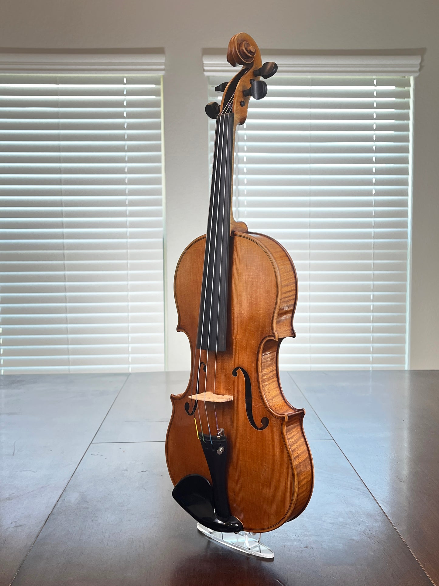 Gustav August Ficker advanced to professional violin made for William Lewis & Son Strad 1960 No. 176 4/4 Full size
