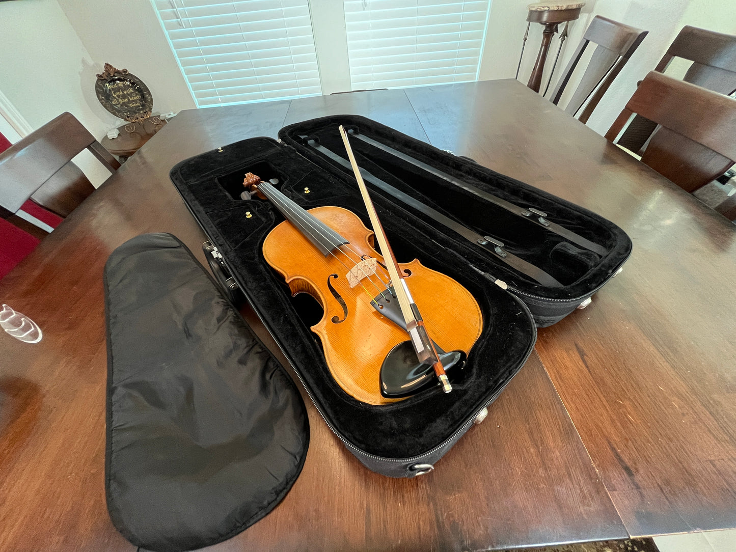 Gustav August Ficker advanced to professional violin made for William Lewis & Son Strad 1960 No. 176 4/4 Full size