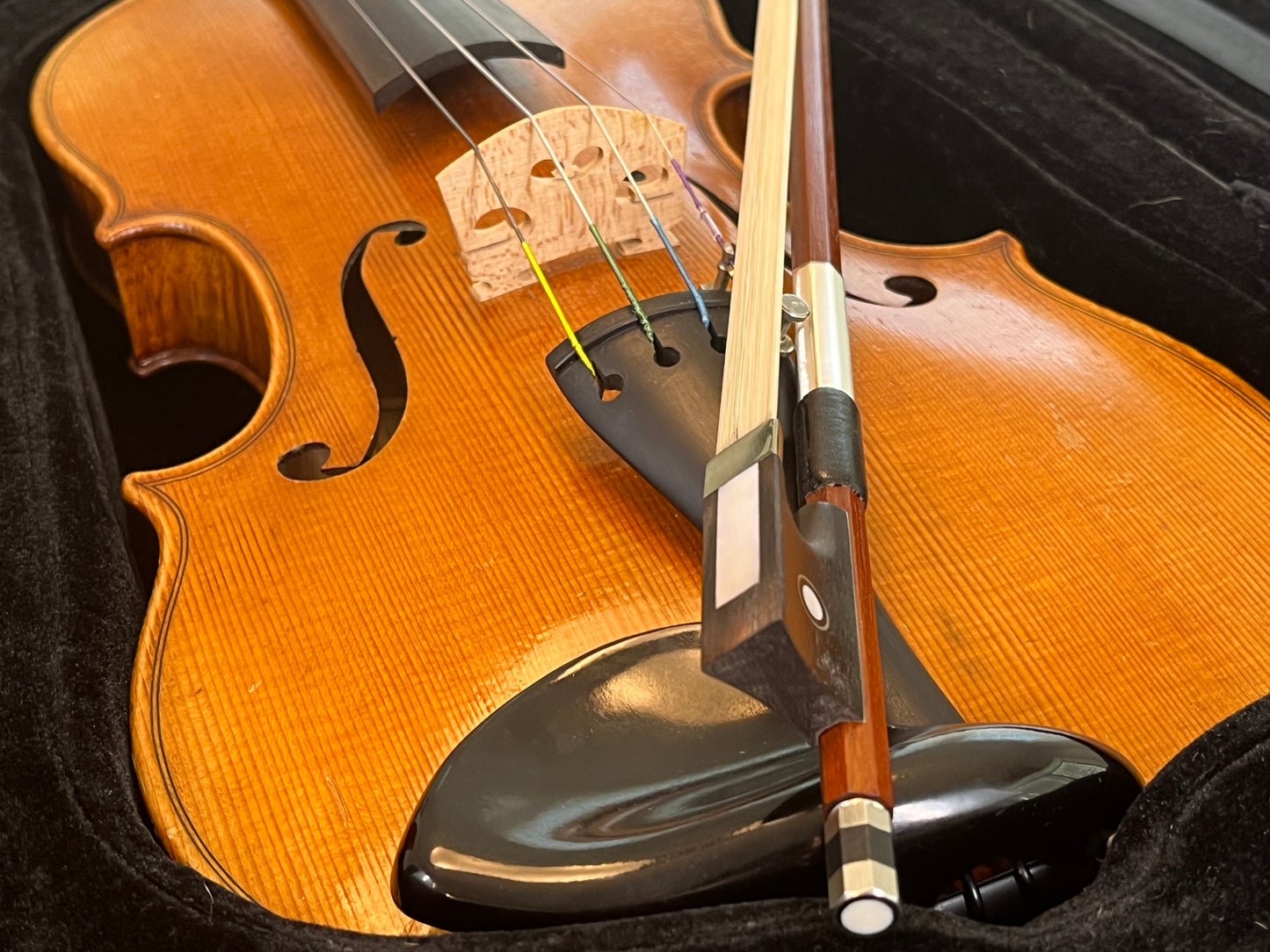 Gustav August Ficker advanced to professional violin made for William Lewis & Son Strad 1960 No. 176 4/4 Full size