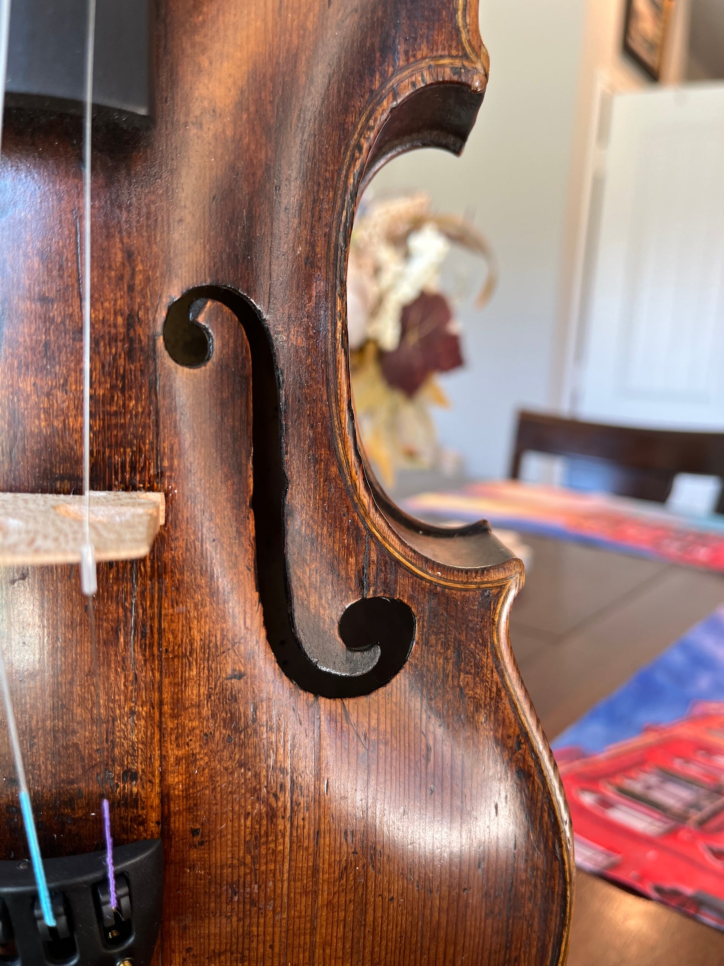 Unbranded 'Ancient' Violin / Fiddle circa 1790-1850 Old Antique violin - Mature and seasoned
