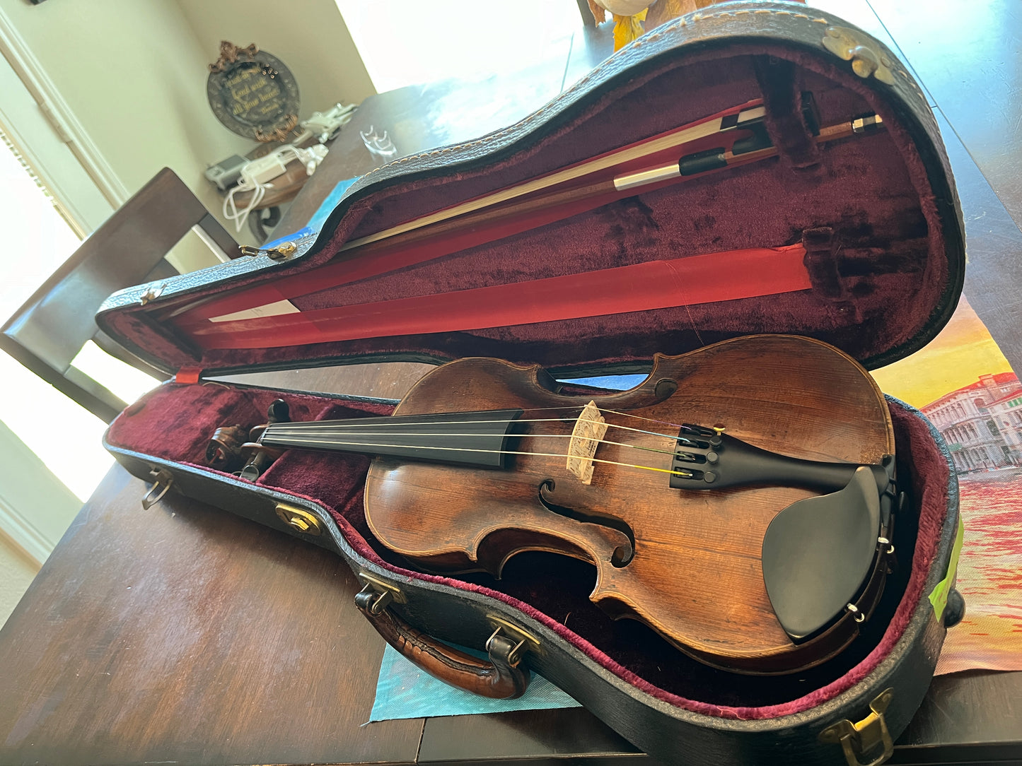 Unbranded 'Ancient' Violin / Fiddle circa 1790-1850 Old Antique violin - Mature and seasoned