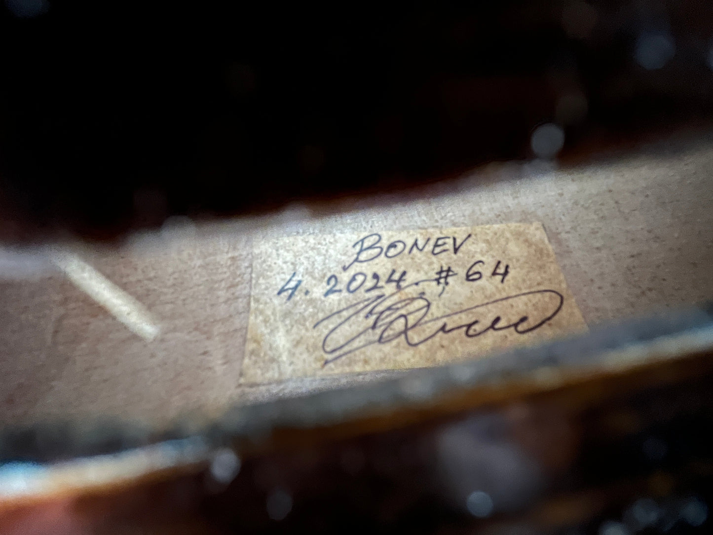 Stainer inspired violin - from the bench of - Ivan Bonev # 64 - 2024 full size 4/4
