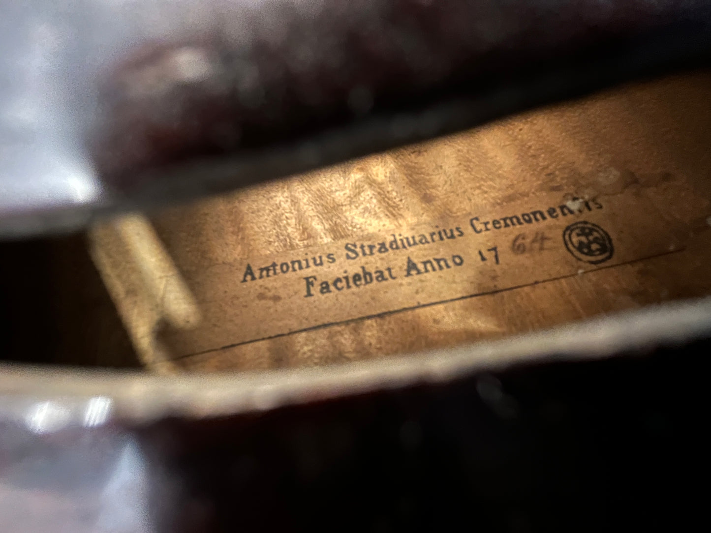 Dark Flamed and Deep sound, unbranded Strad copy Violin Circa 1950 Full Size 4/4