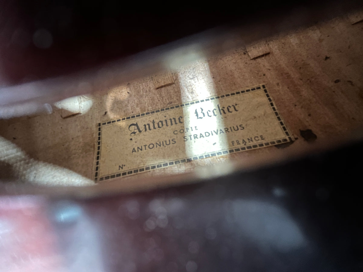 Flamed French Antoine Becker Five string Fidola fiddle!