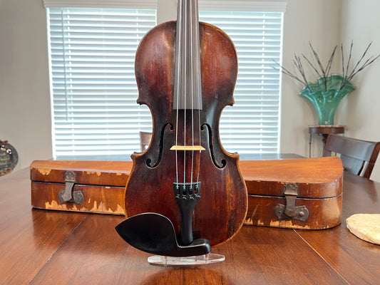 c. 1790-1810 Vintage Ludwig Steiner labeled full size violin with Dendro Analysis