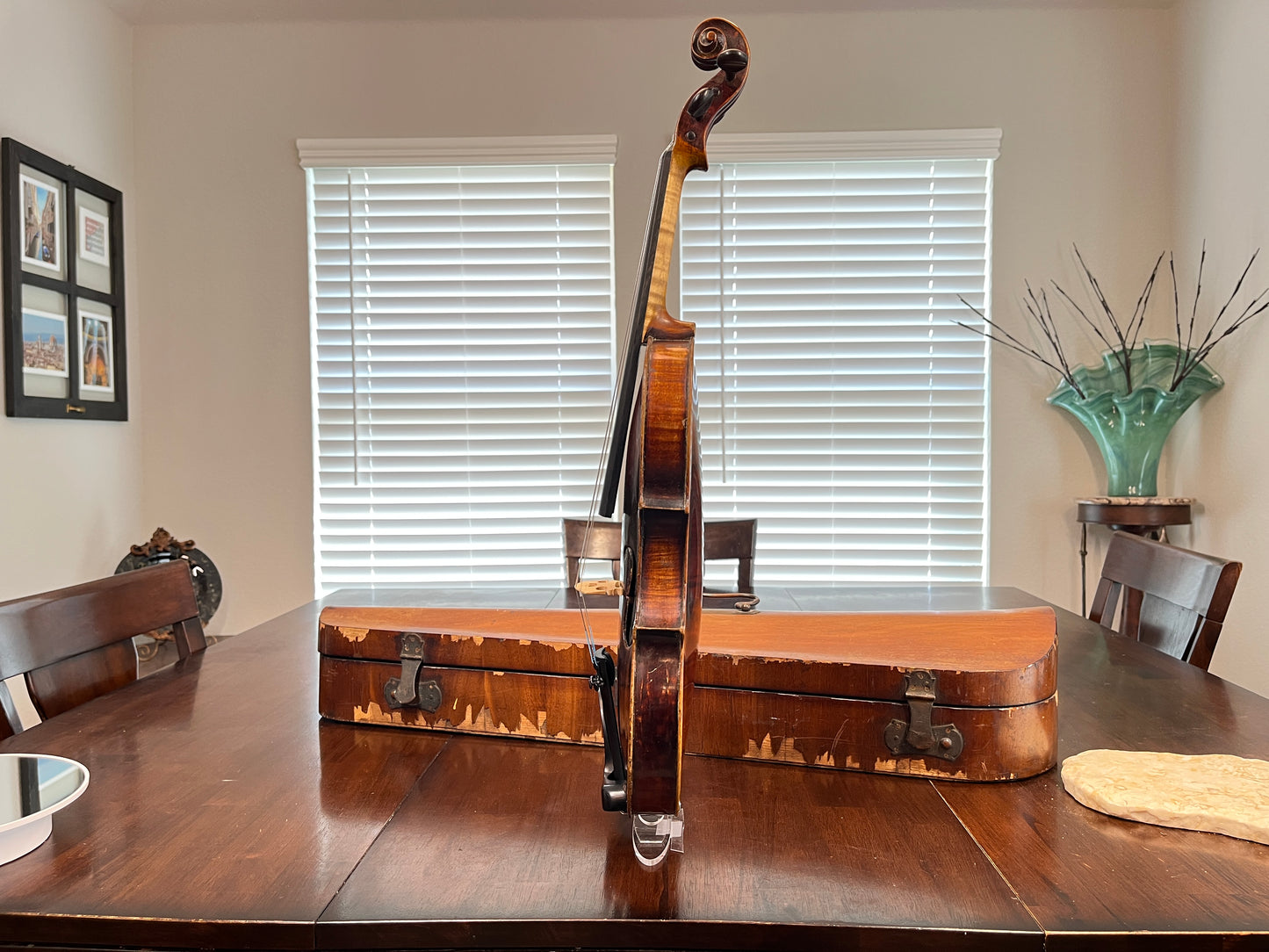 c. 1790-1810 Vintage Ludwig Steiner labeled full size violin with Dendro Analysis