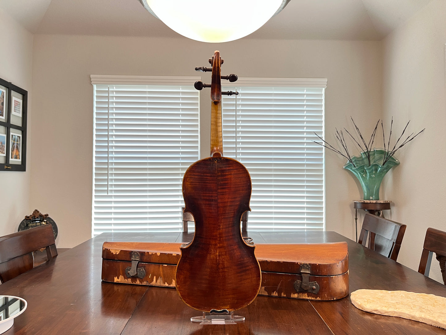 c. 1790-1810 Vintage Ludwig Steiner labeled full size violin with Dendro Analysis