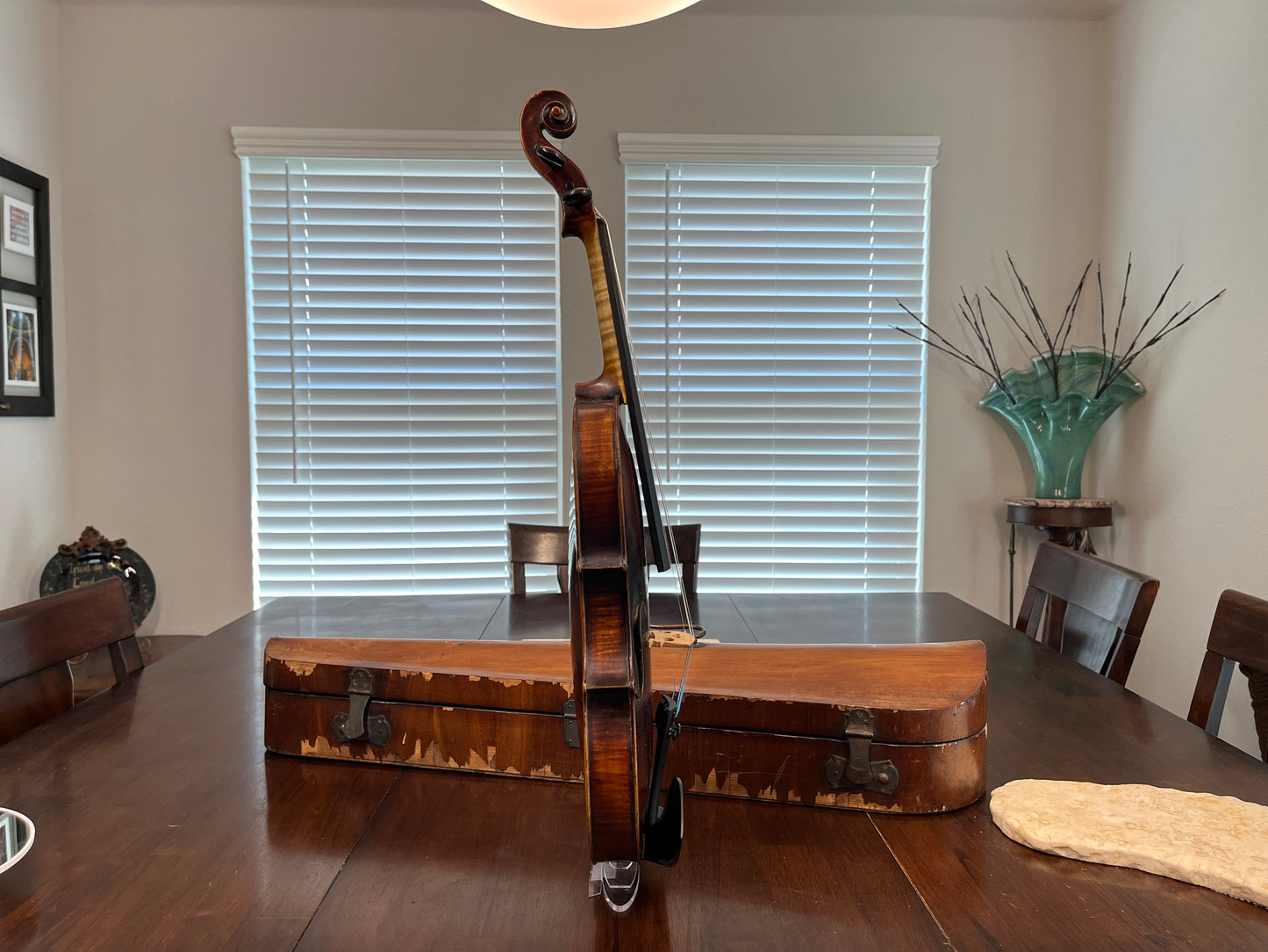 c. 1790-1810 Vintage Ludwig Steiner labeled full size violin with Dendro Analysis