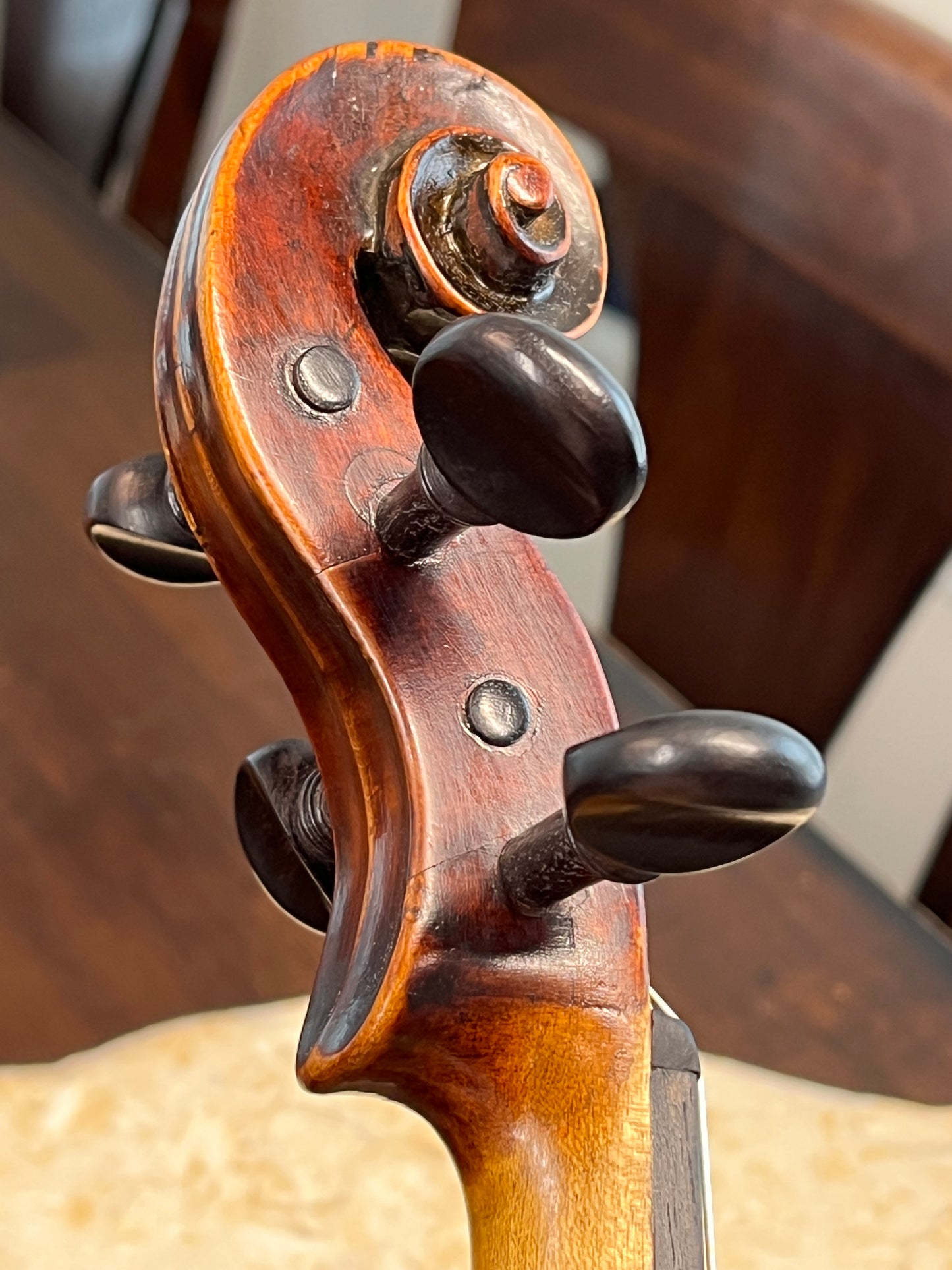 c. 1790-1810 Vintage Ludwig Steiner labeled full size violin with Dendro Analysis