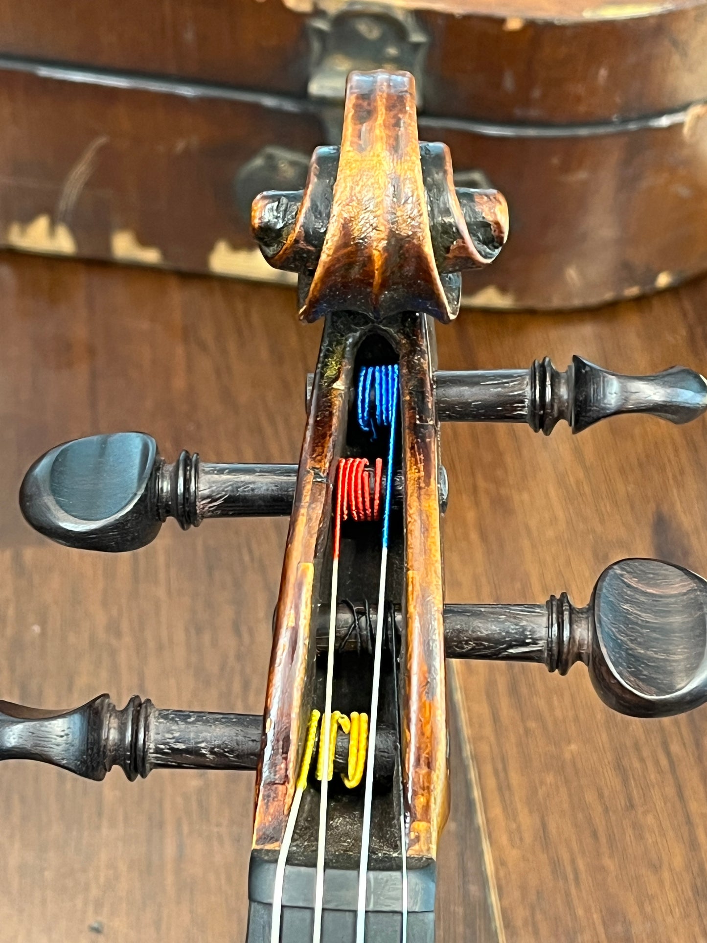 c. 1790-1810 Vintage Ludwig Steiner labeled full size violin with Dendro Analysis