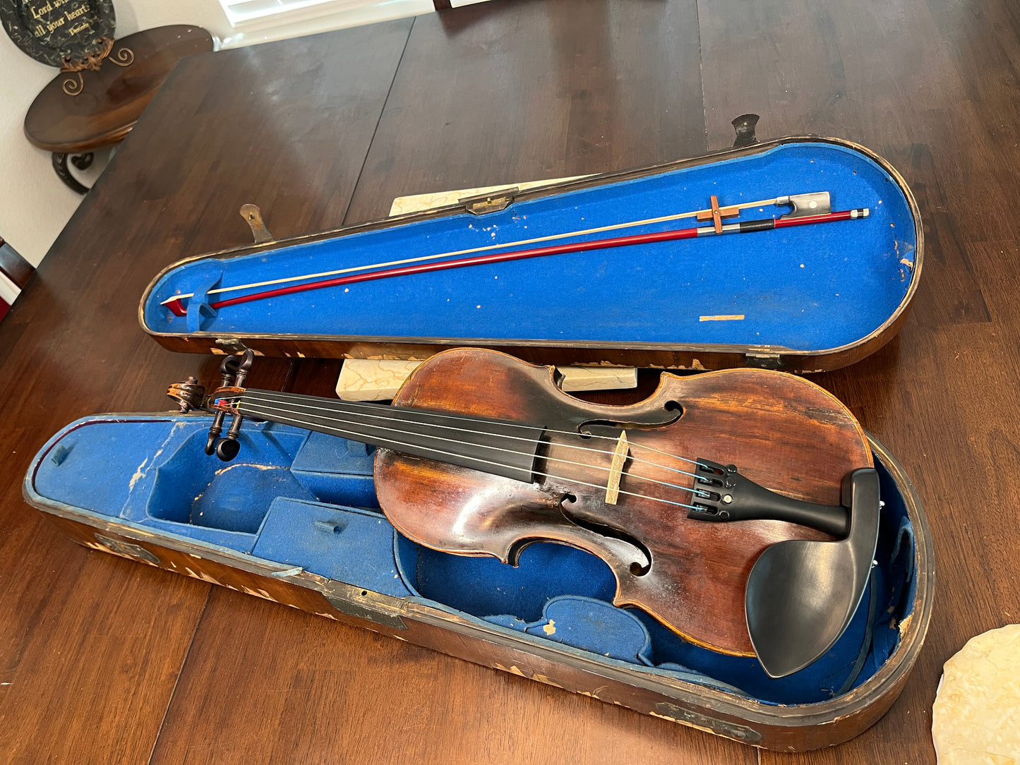 c. 1790-1810 Vintage Ludwig Steiner labeled full size violin with Dendro Analysis