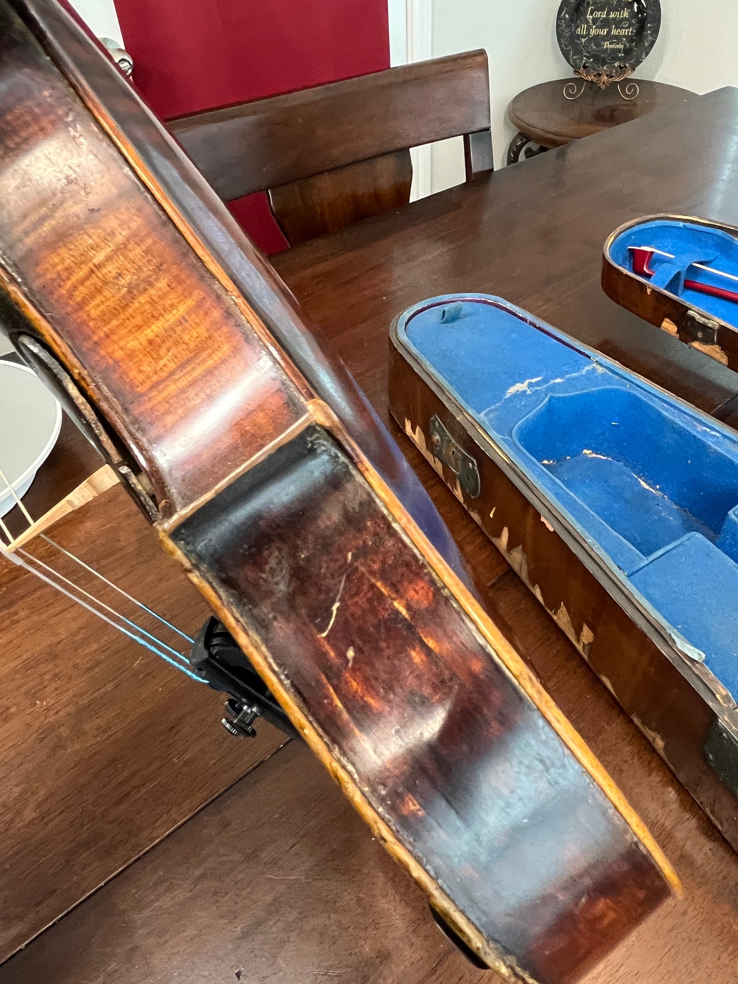 c. 1790-1810 Vintage Ludwig Steiner labeled full size violin with Dendro Analysis