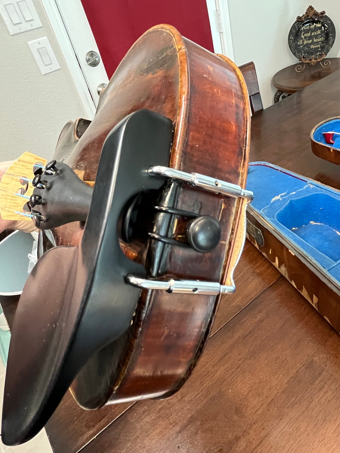 c. 1790-1810 Vintage Ludwig Steiner labeled full size violin with Dendro Analysis