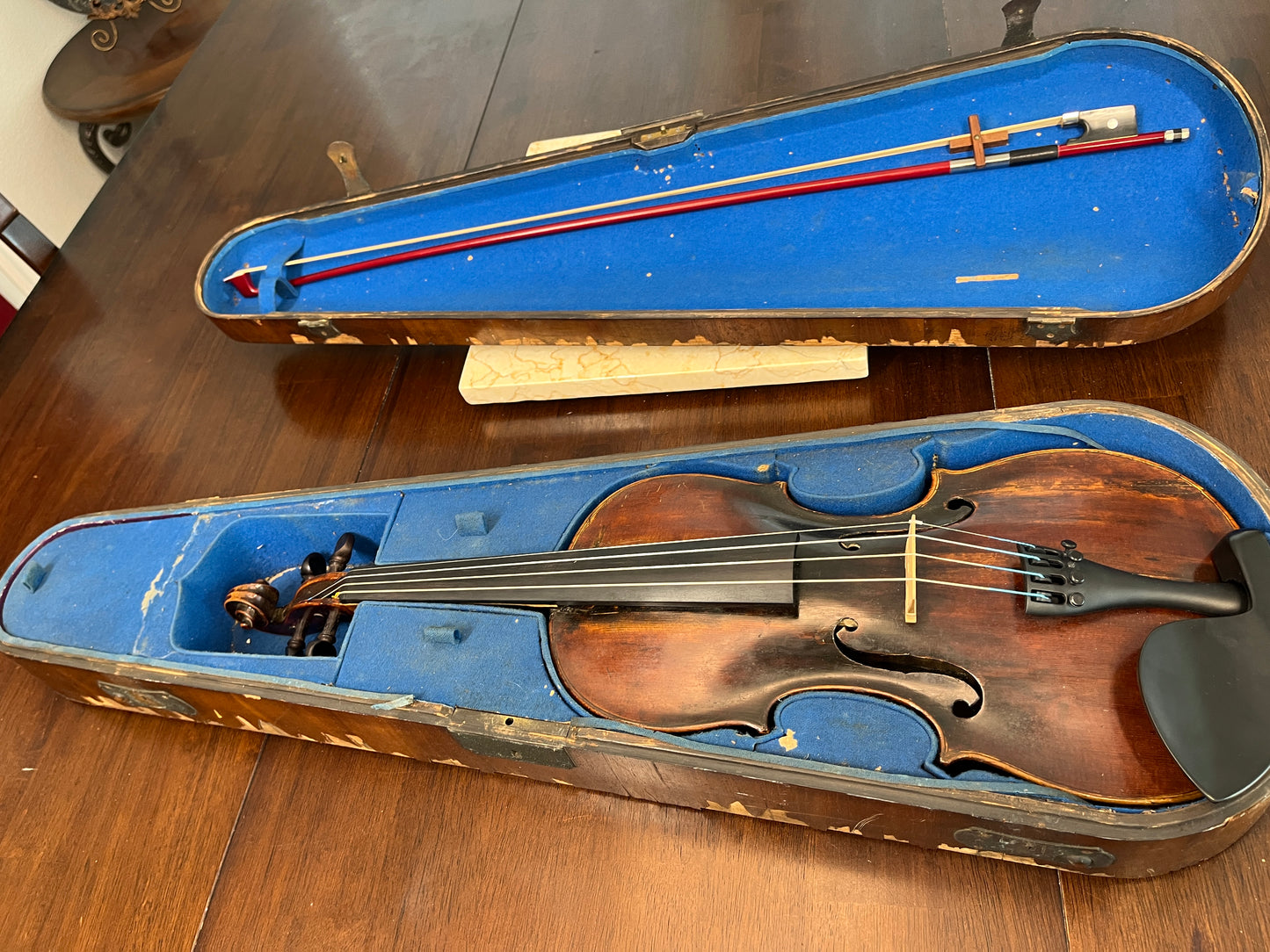 c. 1790-1810 Vintage Ludwig Steiner labeled full size violin with Dendro Analysis