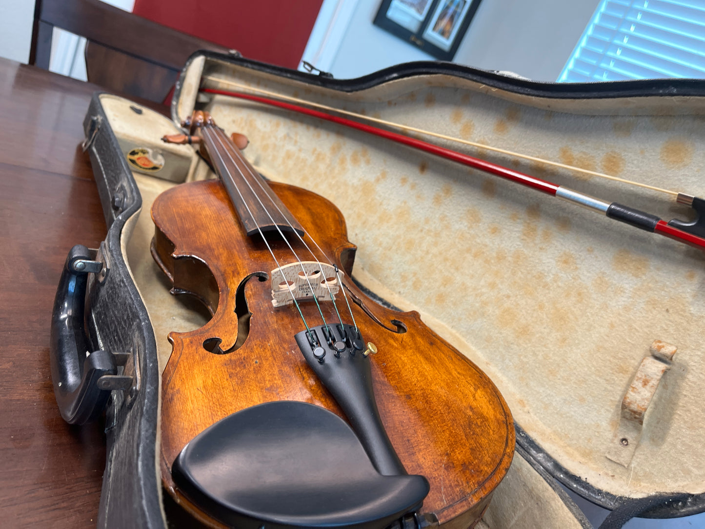 Robert Shavalier Folk Fiddle / Violin 1895 Michigan