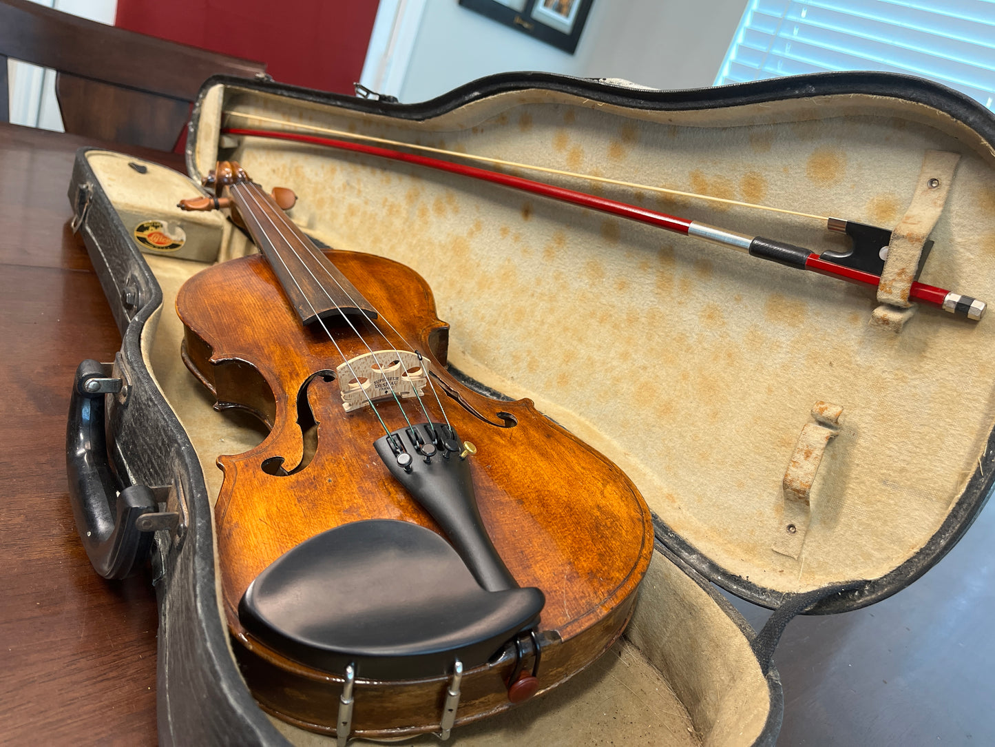 Robert Shavalier Folk Fiddle / Violin 1895 Michigan