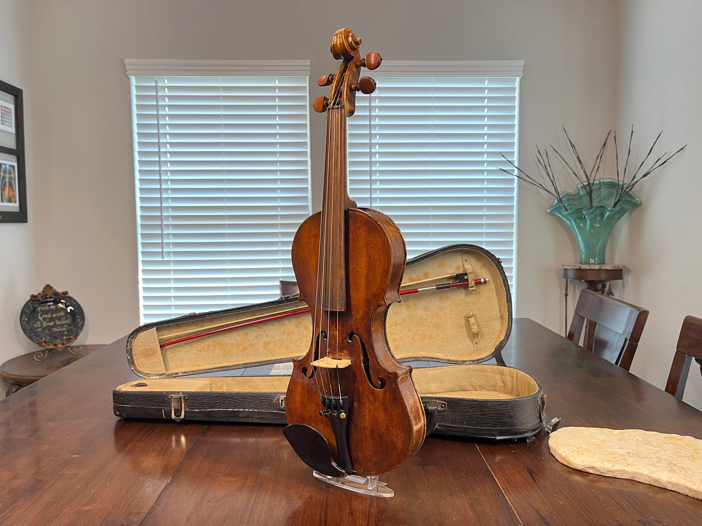 Robert Shavalier Folk Fiddle / Violin 1895 Michigan