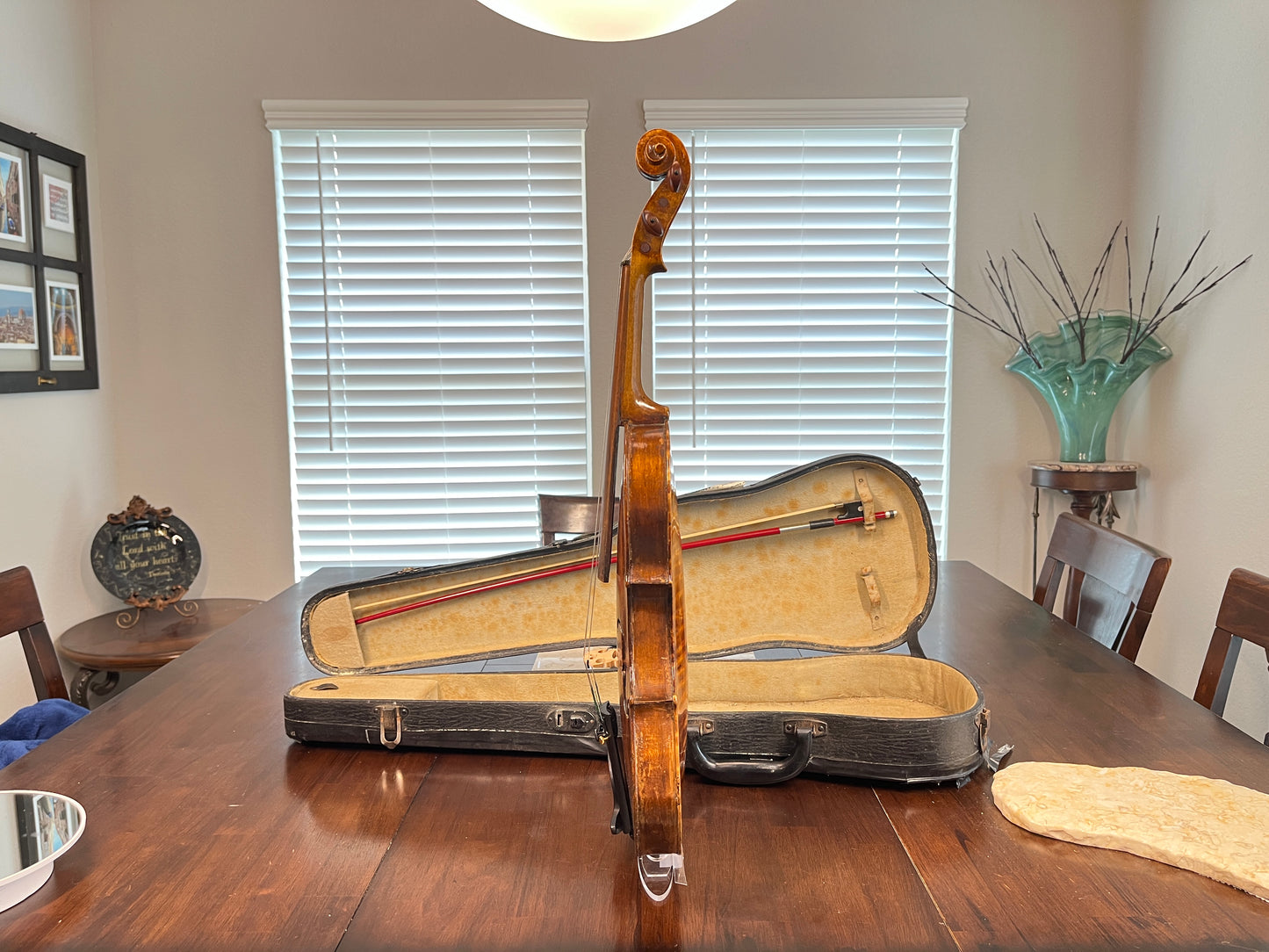 Robert Shavalier Folk Fiddle / Violin 1895 Michigan