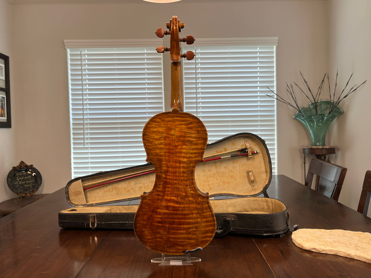 Robert Shavalier Folk Fiddle / Violin 1895 Michigan