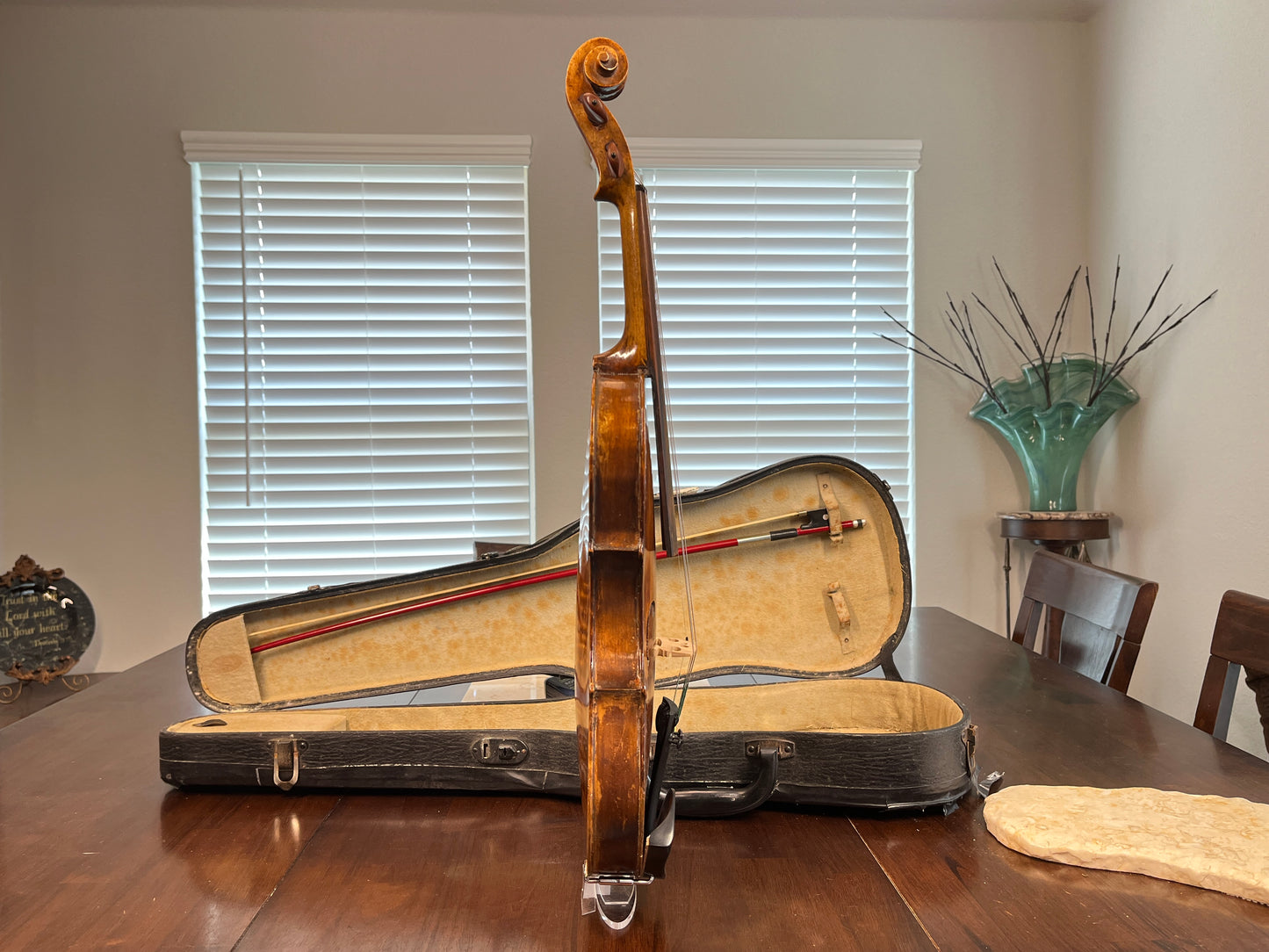 Robert Shavalier Folk Fiddle / Violin 1895 Michigan