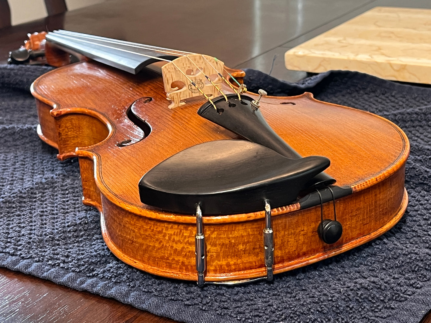 Bench / Scratch made No. 63 4/4 full size violin with sycamore wood back made by a single luthier - Ivan Bonev