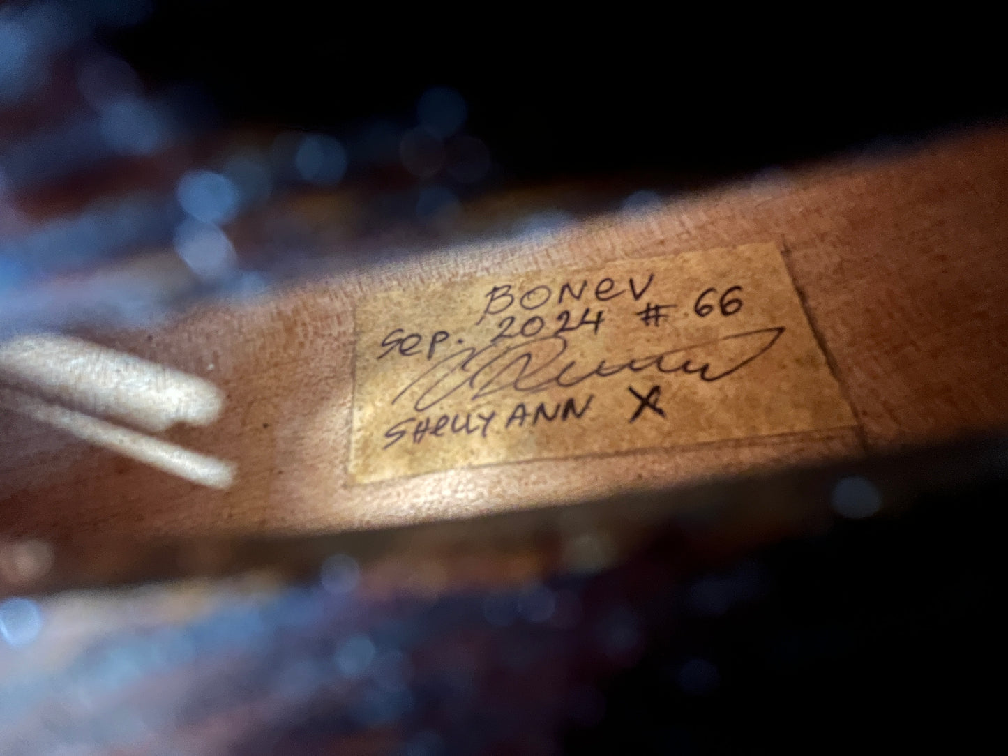 Bonev Violins # 66 - Professional Custom Bench Made 2024 - Oil Varnish Advanced and above