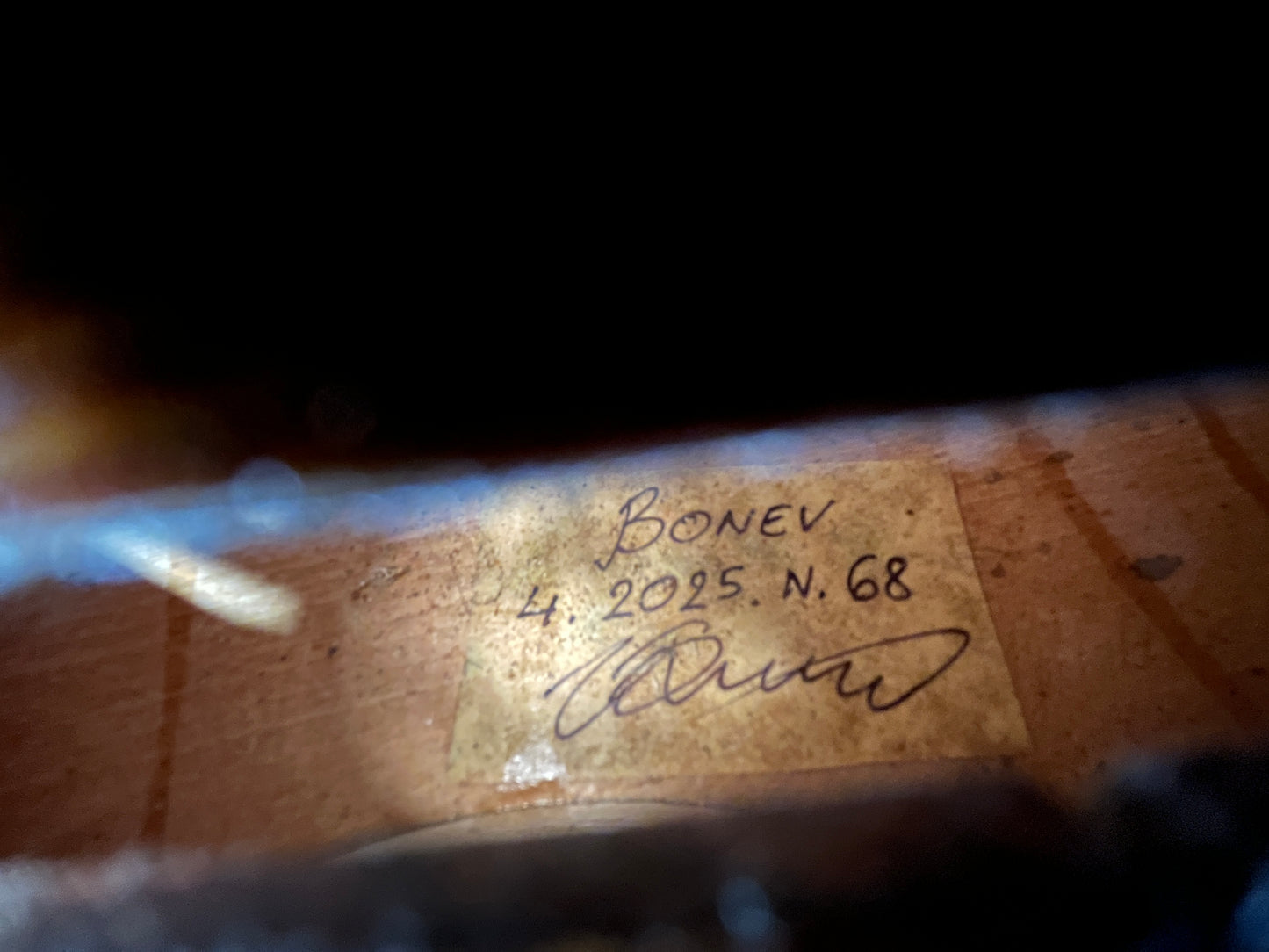 # 68 Professional bench made Viola by Ivan of Bonev Violins 2025 15.5 inch size - Oil Varnish