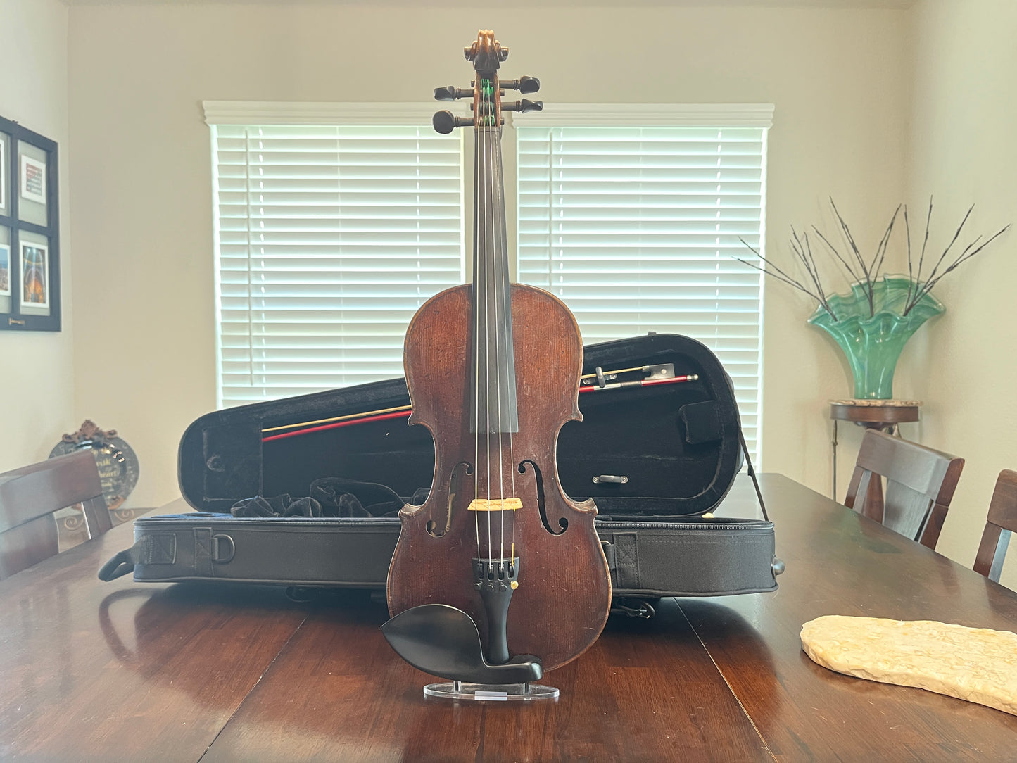 Exceptional old sounding vintage violin / Fiddle Labeled George Hudson -False label