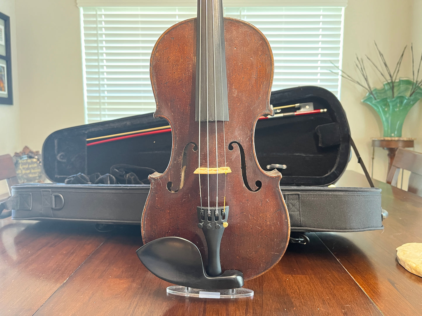 Exceptional old sounding vintage violin / Fiddle Labeled George Hudson -False label