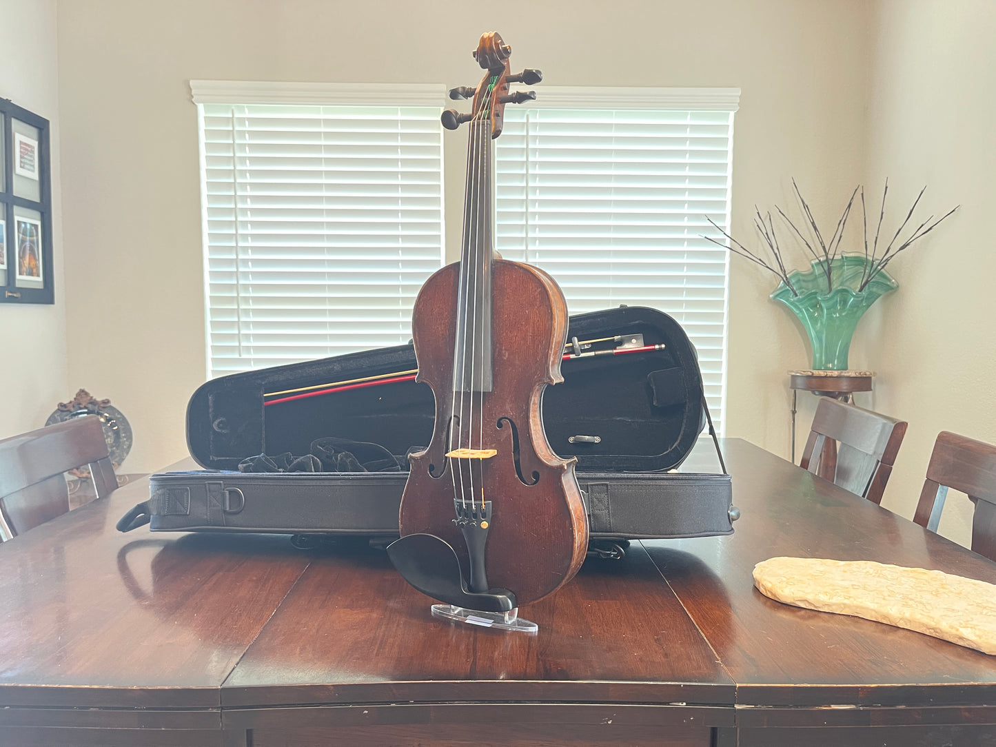 Exceptional old sounding vintage violin / Fiddle Labeled George Hudson -False label