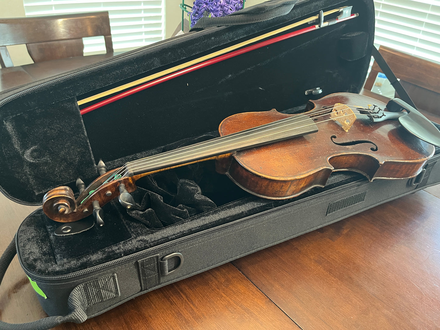 Exceptional old sounding vintage violin / Fiddle Labeled George Hudson -False label