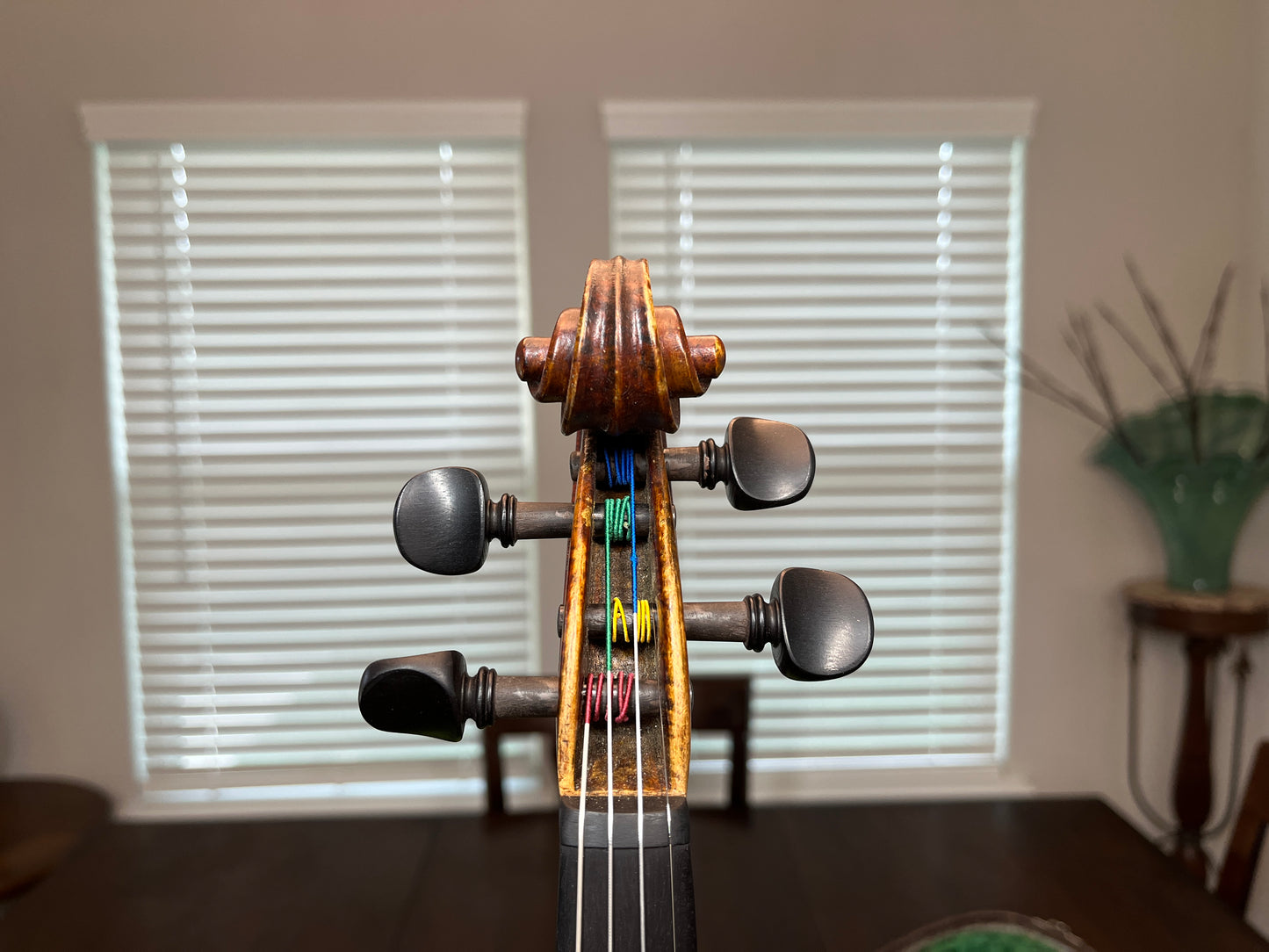 Historic American Made J. A. Wesco Violin 1901 - Oil Varnished full size 4/4, flamed Advanced and above