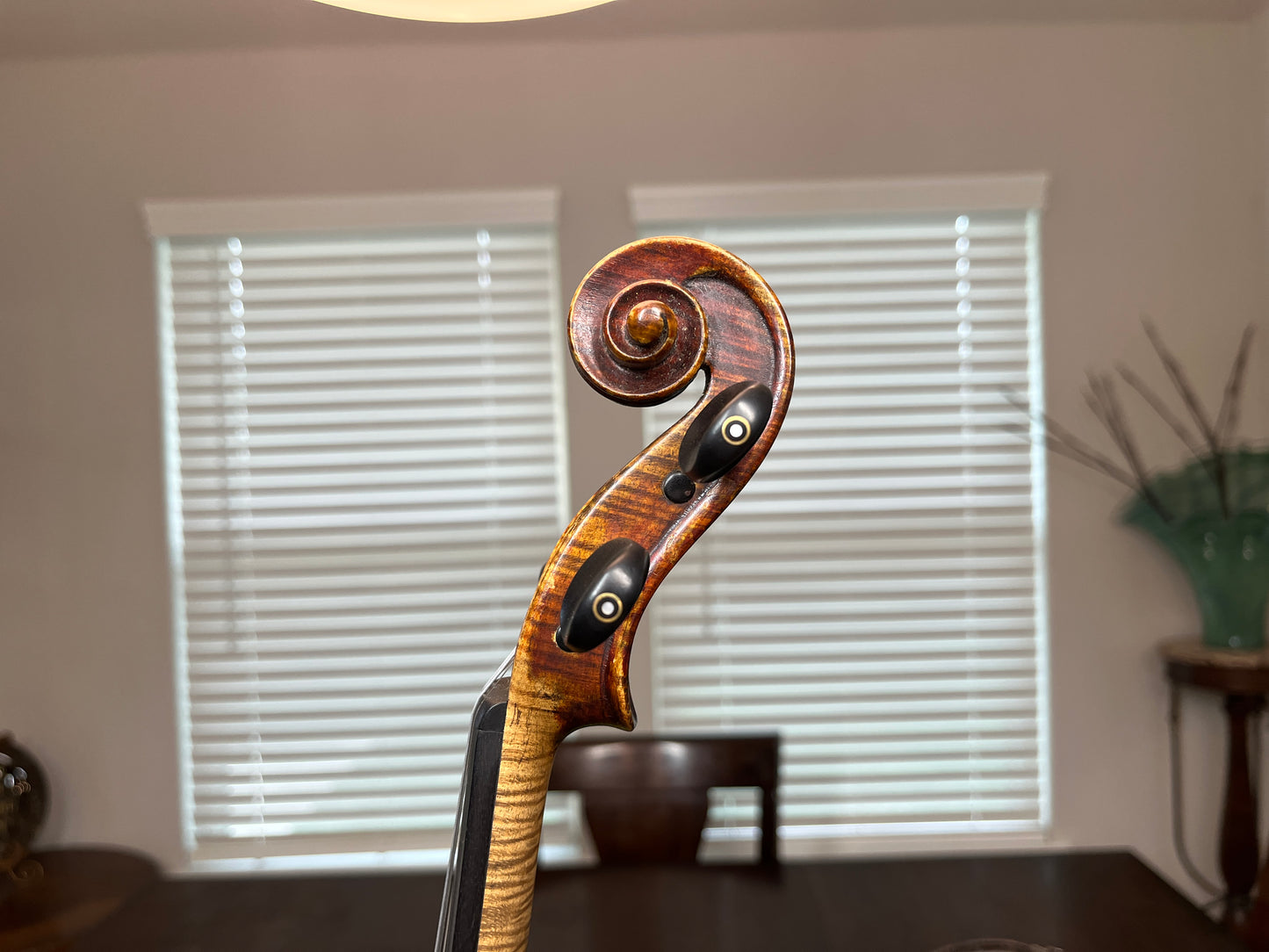Historic American Made J. A. Wesco Violin 1901 - Oil Varnished full size 4/4, flamed Advanced and above