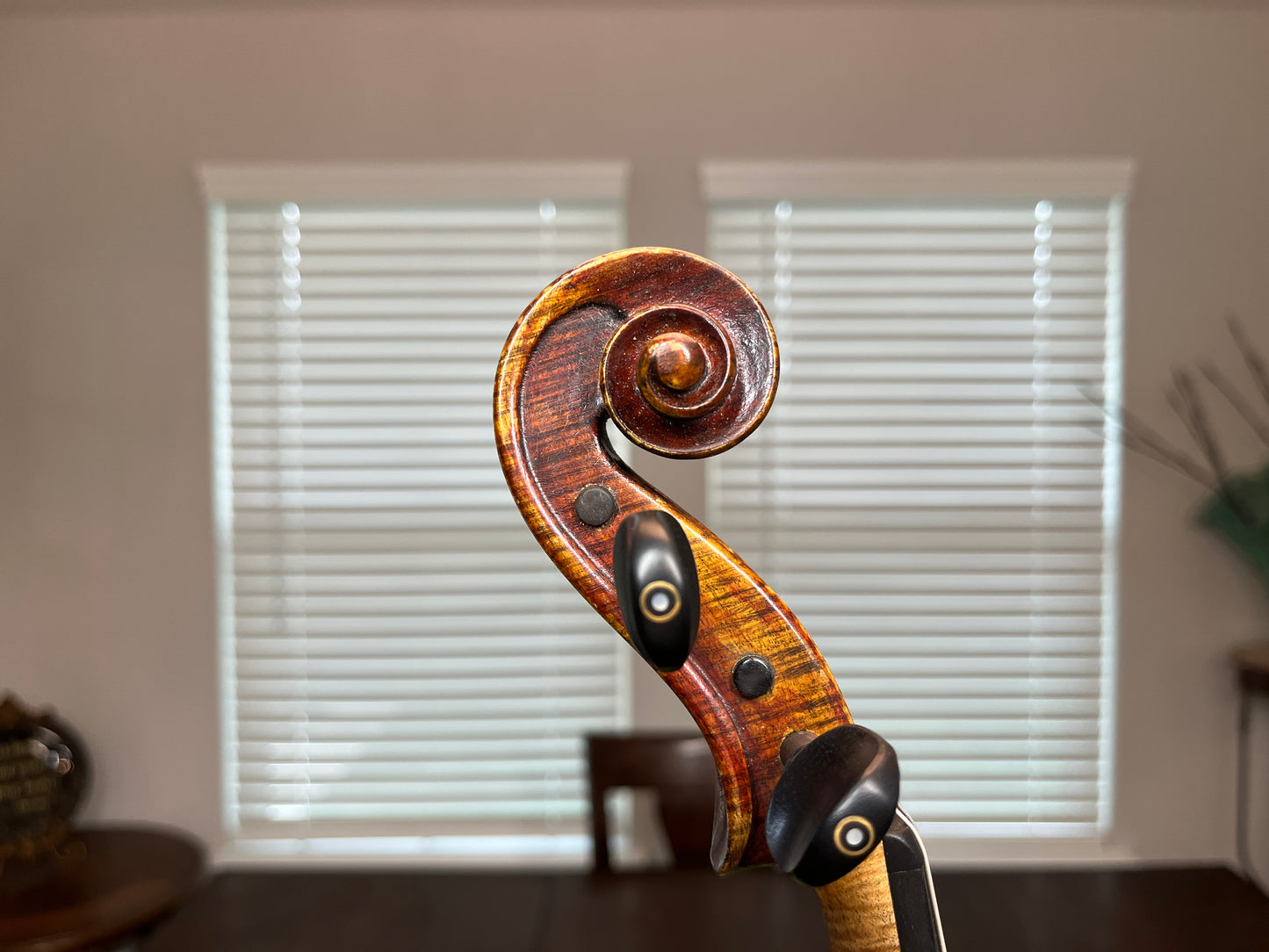 Historic American Made J. A. Wesco Violin 1901 - Oil Varnished full size 4/4, flamed Advanced and above