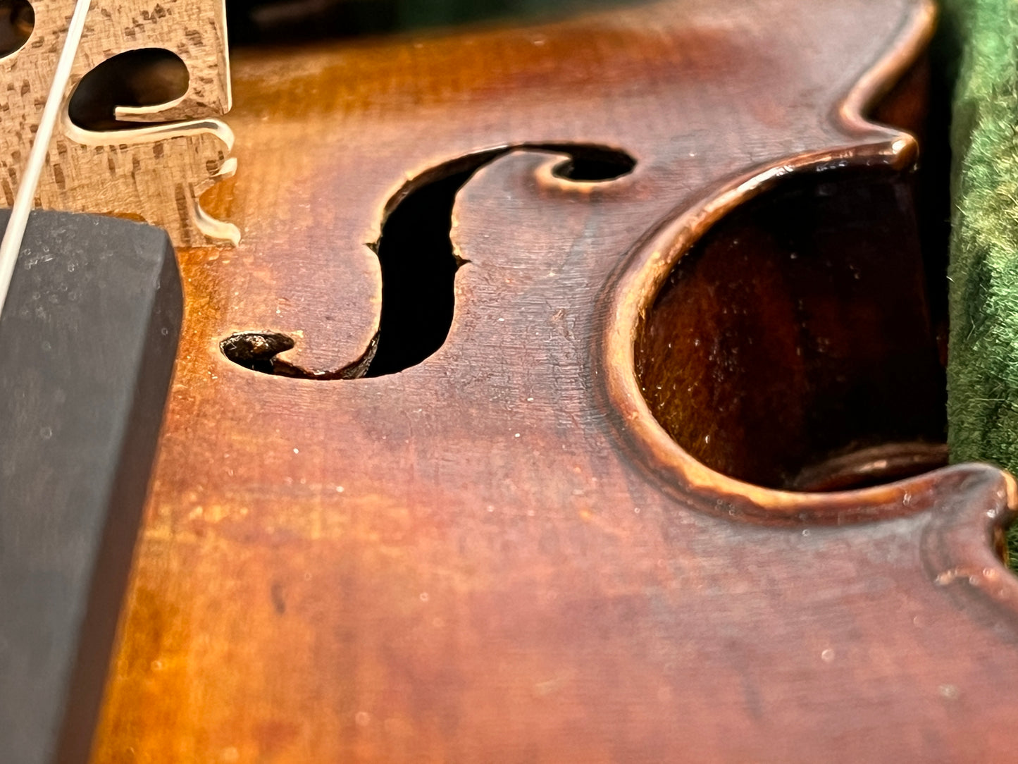 Historic American Made J. A. Wesco Violin 1901 - Oil Varnished full size 4/4, flamed Advanced and above