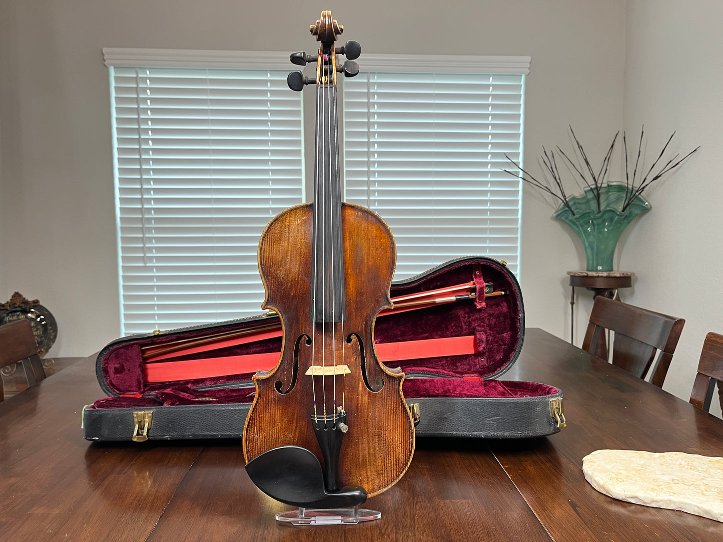Remarkable sounding Flamed, Full Size 4/4 Strad Copy Violin c. 1880-1930