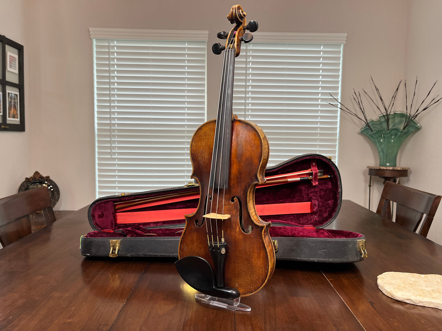 Remarkable sounding Flamed, Full Size 4/4 Strad Copy Violin c. 1880-1930