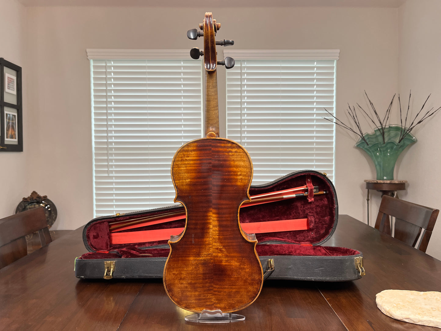 Remarkable sounding Flamed, Full Size 4/4 Strad Copy Violin c. 1880-1930