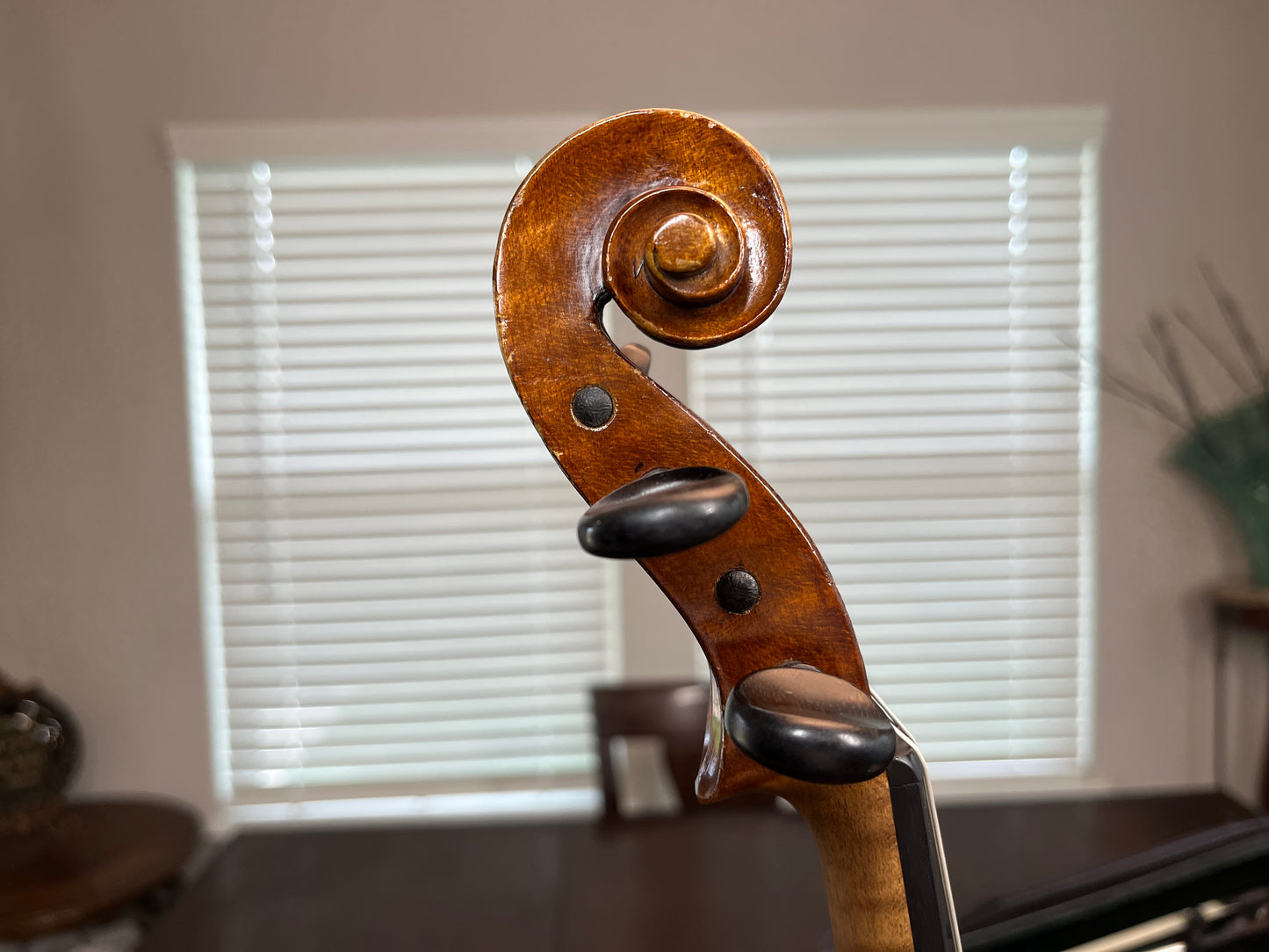 Flamed Eduard Reichart 1909 labeled full size vintage German violin
