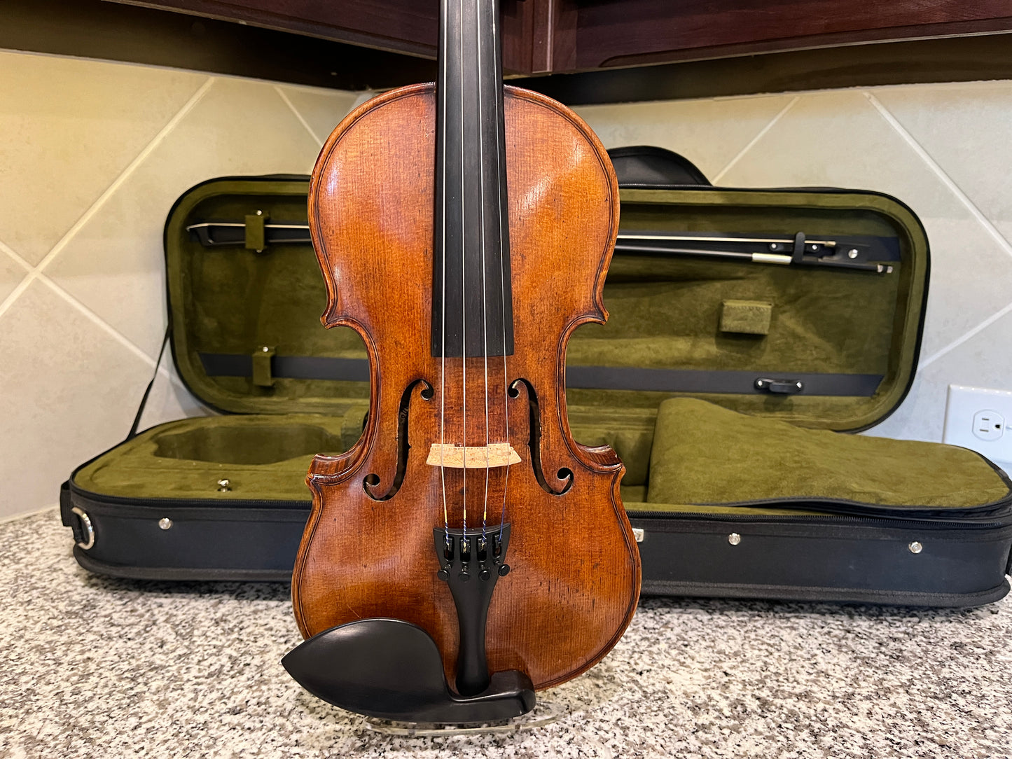 Flamed historic Selman 'Sol.' Roach 1908 Fiddle / violin