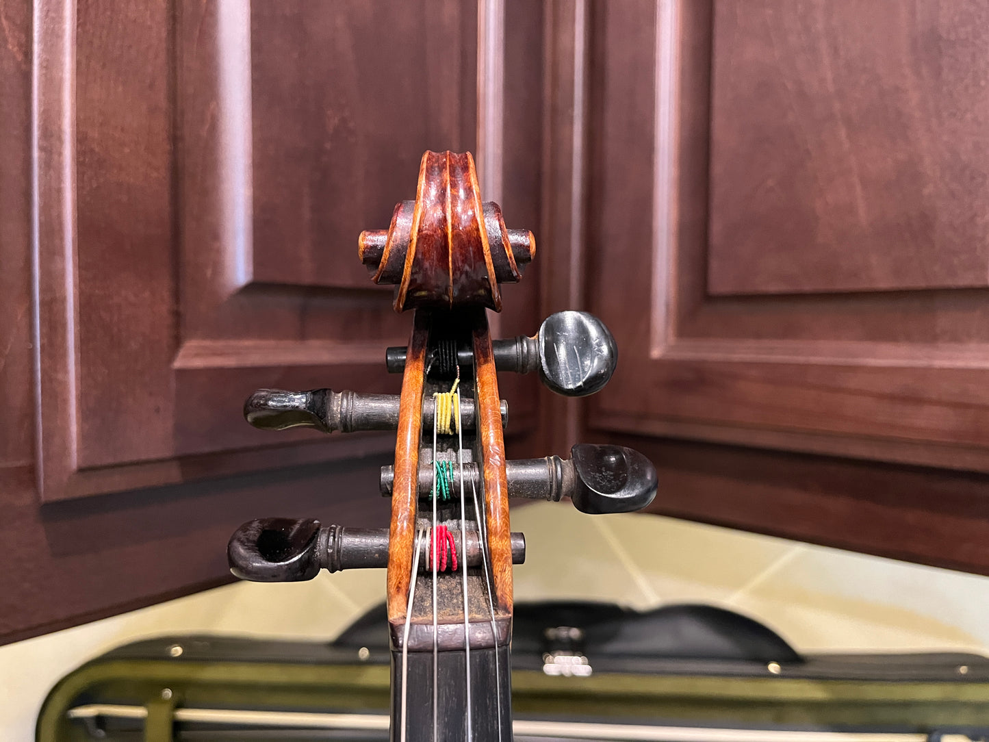 Flamed historic Selman 'Sol.' Roach 1908 Fiddle / violin