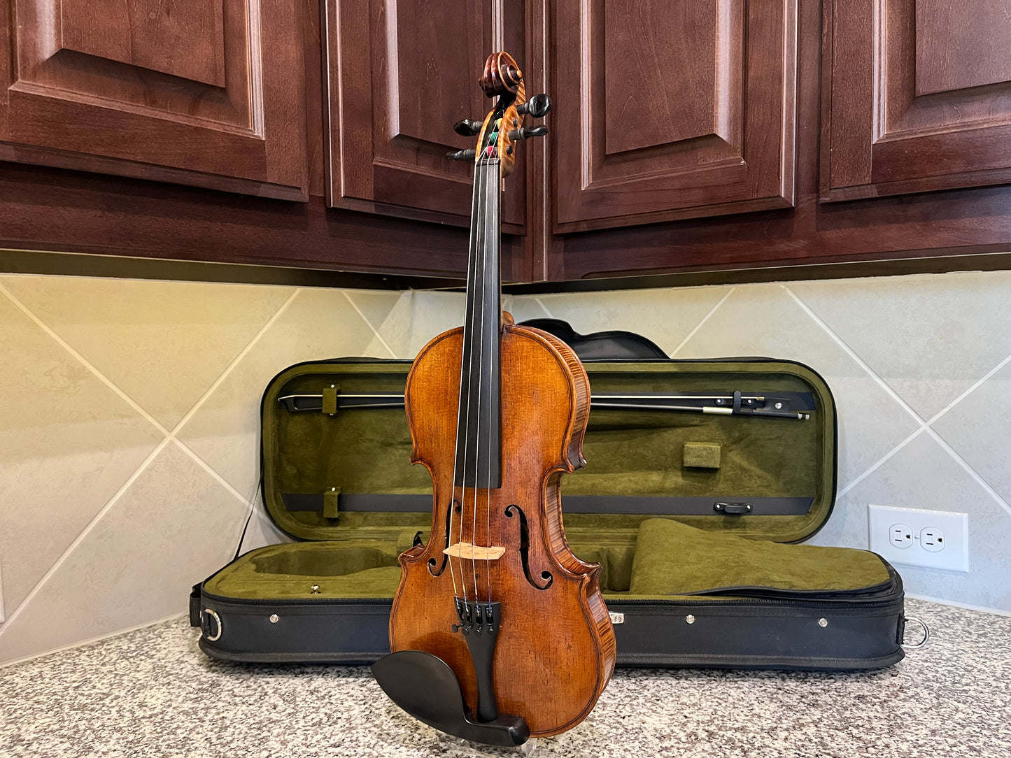 Flamed historic Selman 'Sol.' Roach 1908 Fiddle / violin