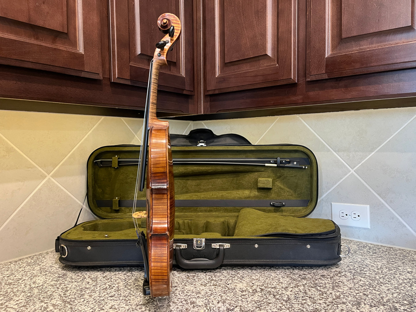 Flamed historic Selman 'Sol.' Roach 1908 Fiddle / violin